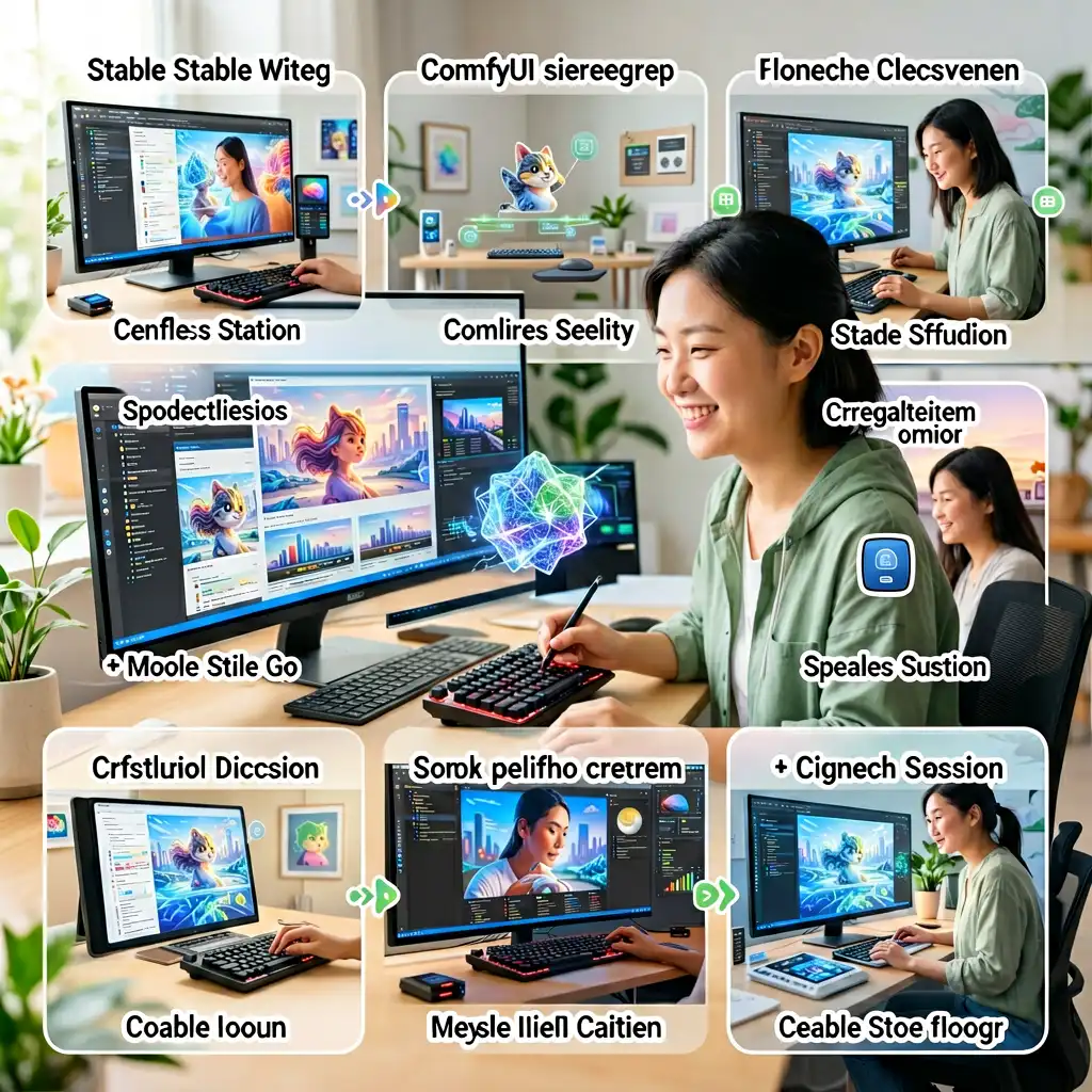 用Stable Diffusion本地部署打造专属AI绘图工作流