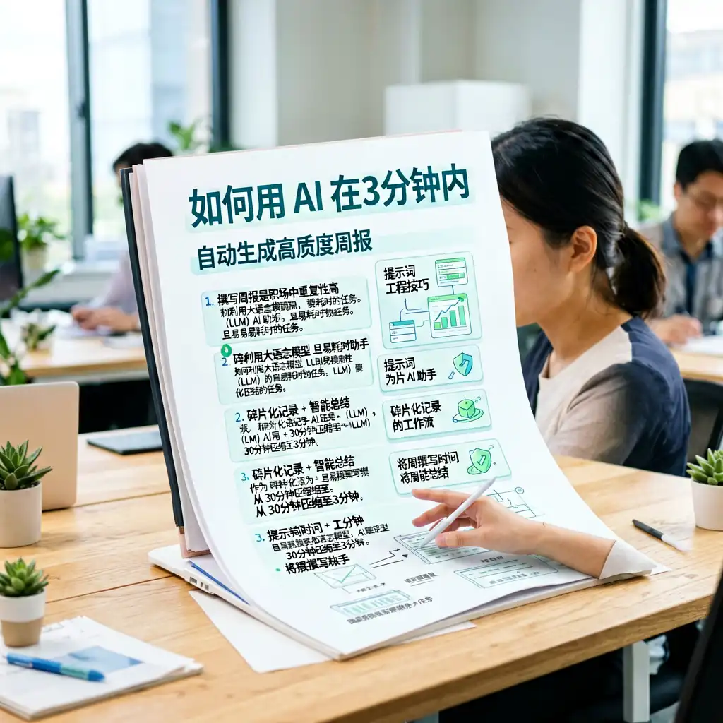 告别加班:如何用 AI 在 3 分钟内自动生成高质量周报