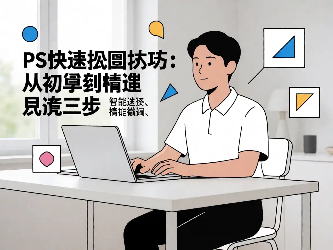 PS快速抠图技巧:从初学到精通只需三步