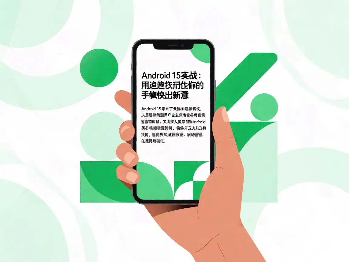 Android 15 实战：用这些技巧让你的手机快出新意