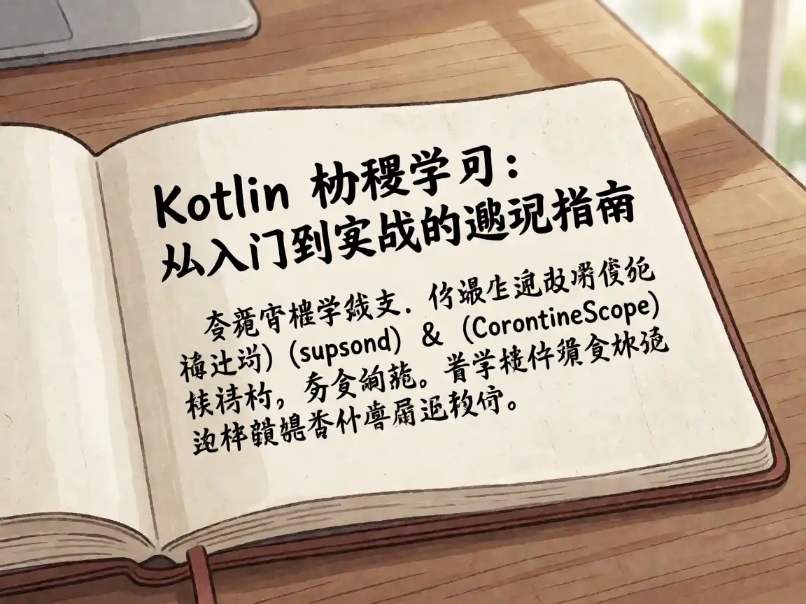 Kotlin 协程学习:从入门到实战的避坑指南