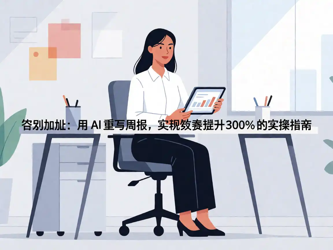 告别加班：用 AI 重写周报，实现效率提升 300% 的实操指南