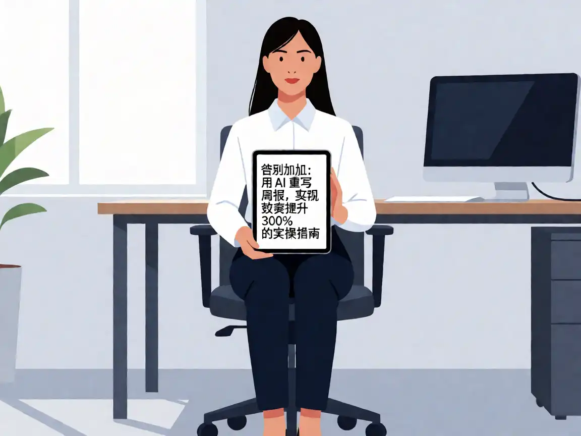 告别加班：用 AI 重写周报，实现效率提升 300% 的实操指南