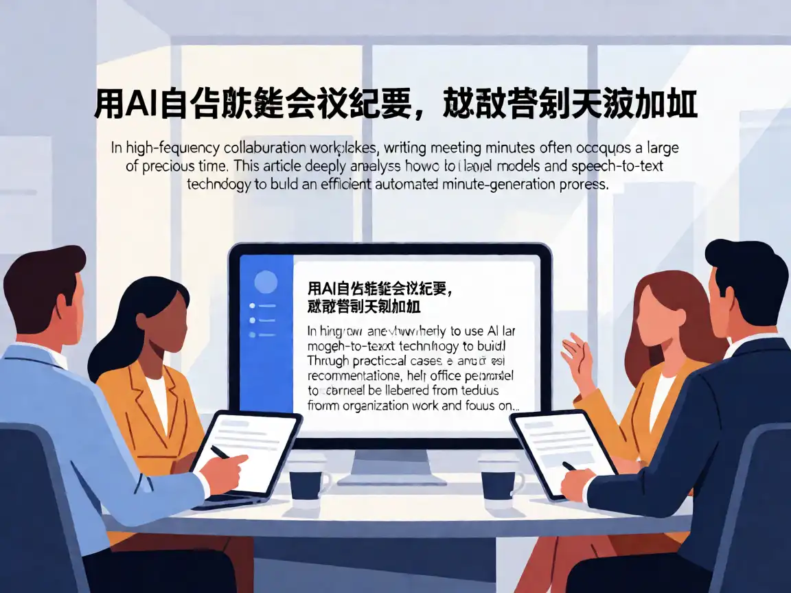 用AI自动生成会议纪要，彻底告别无效加班